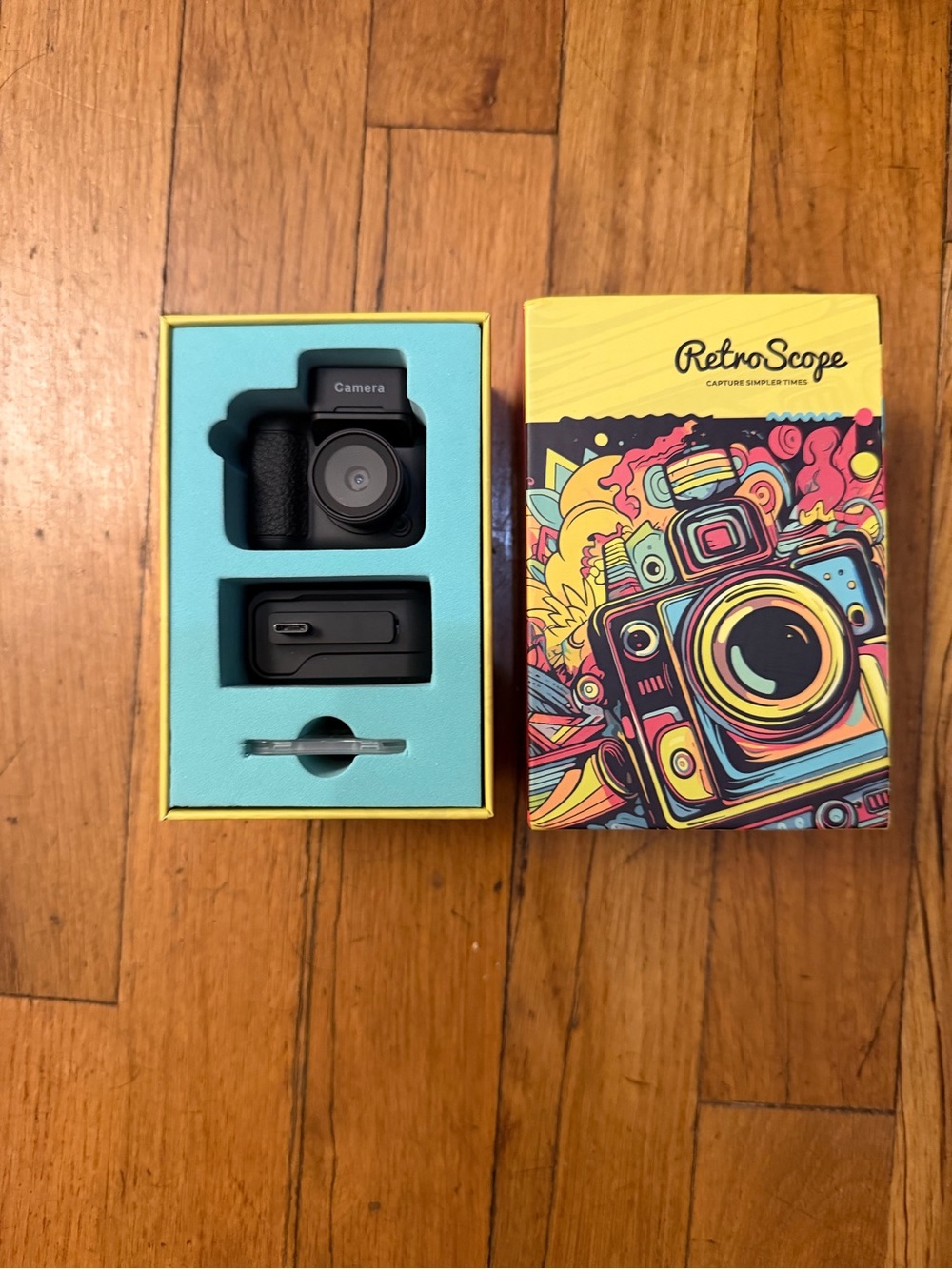 RetroScope Camera in Black - Brand New